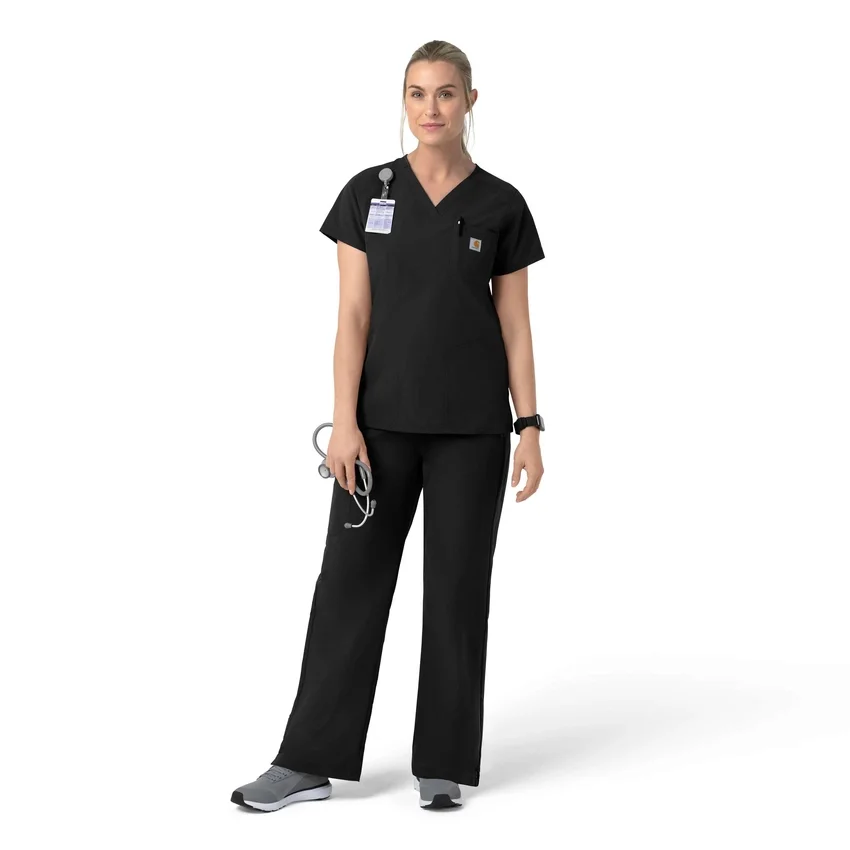 Rugged Flex Fld V-Ausschnitt-Operationsbluse für Damen