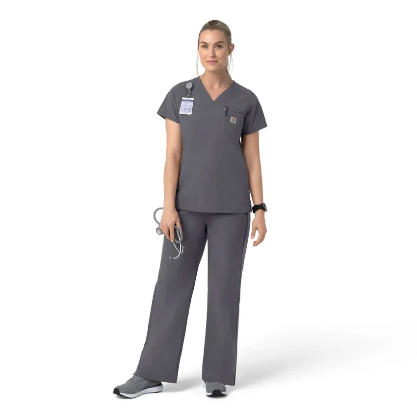 Rugged Flex Fld V-Ausschnitt-Operationsbluse für Damen