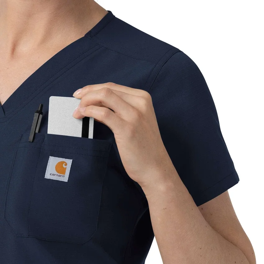 Rugged Flex Fld V-Ausschnitt-Operationsbluse für Damen