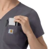 Rugged Flex Fld V-Ausschnitt-Operationsbluse für Damen