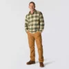 Rugged Flex™ Longsleeve-Karohemd aus mittelschwerem Flanell mit lockerem Schnitt