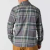 Rugged Flex™ Longsleeve-Karohemd aus mittelschwerem Flanell mit lockerem Schnitt
