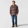 Rugged Flex™ Longsleeve-Karohemd aus mittelschwerem Flanell mit lockerem Schnitt