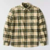 Rugged Flex™ Longsleeve-Karohemd aus mittelschwerem Flanell mit lockerem Schnitt