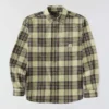 Rugged Flex™ Longsleeve-Karohemd aus mittelschwerem Flanell mit lockerem Schnitt