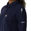 Rugged Flex® Rscu Heavyweight Langarm-Polo-Scrub-Oberteil für Damen