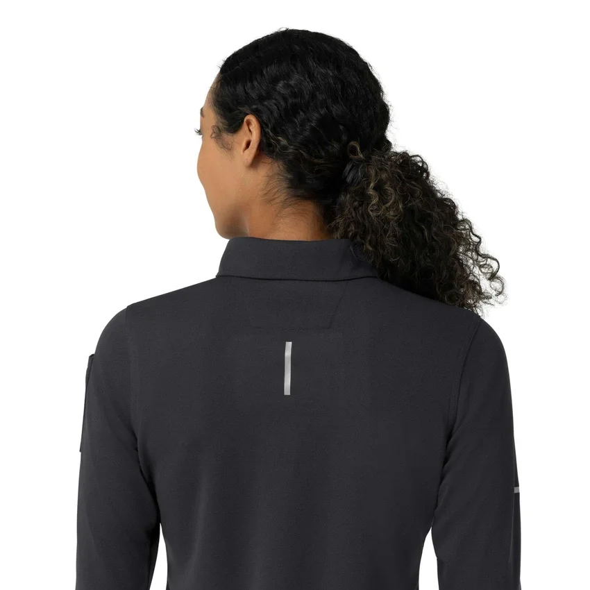 Rugged Flex® Rscu Heavyweight Langarm-Polo-Scrub-Oberteil für Damen