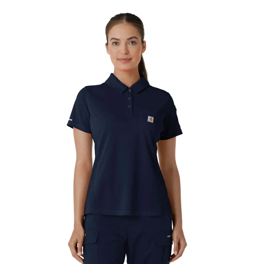 Rugged Flex® Rscu Leichtes Kurzarm-Polo-Scrub-Oberteil für Damen