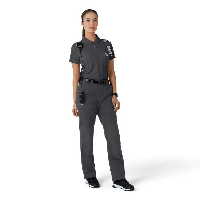 Rugged Flex® Rscu Leichtes Kurzarm-Polo-Scrub-Oberteil für Damen