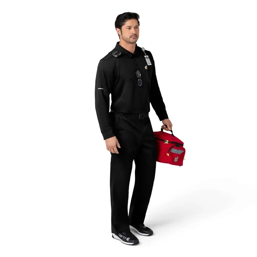 Rugged Flex® Rscu Schweres Langarm-Polo-Scrub-Oberteil