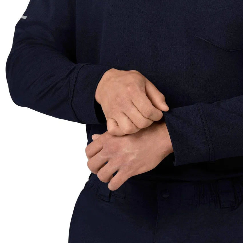Rugged Flex® Rscu Schweres Langarm-Polo-Scrub-Oberteil