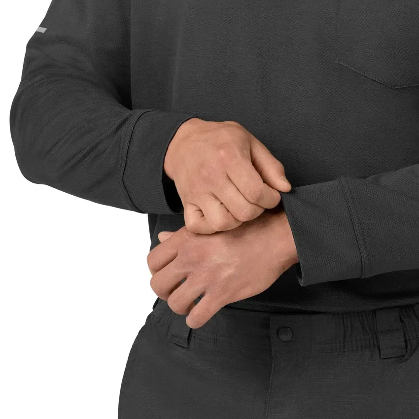 Rugged Flex® Rscu Schweres Langarm-Polo-Scrub-Oberteil