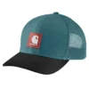Rugged Flex™ Twill-Trucker-Cap mit Mesh-Rückseite und Logo-Aufnäher