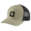Rugged Flex™ Twill-Trucker-Cap mit Mesh-Rückseite und Logo-Aufnäher