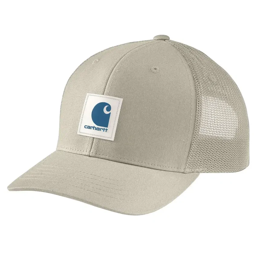 Rugged Flex™ Twill-Trucker-Cap mit Mesh-Rückseite und Logo-Aufnäher