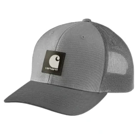 Rugged Flex™ Twill-Trucker-Cap mit Mesh-Rückseite und Logo-Aufnäher