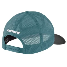 Rugged Flex™ Twill-Trucker-Cap mit Mesh-Rückseite und Logo-Aufnäher