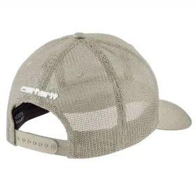 Rugged Flex™ Twill-Trucker-Cap mit Mesh-Rückseite und Logo-Aufnäher