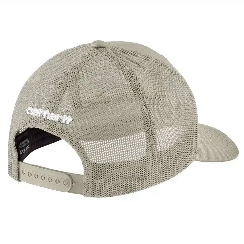 Rugged Flex™ Twill-Trucker-Cap mit Mesh-Rückseite und Logo-Aufnäher