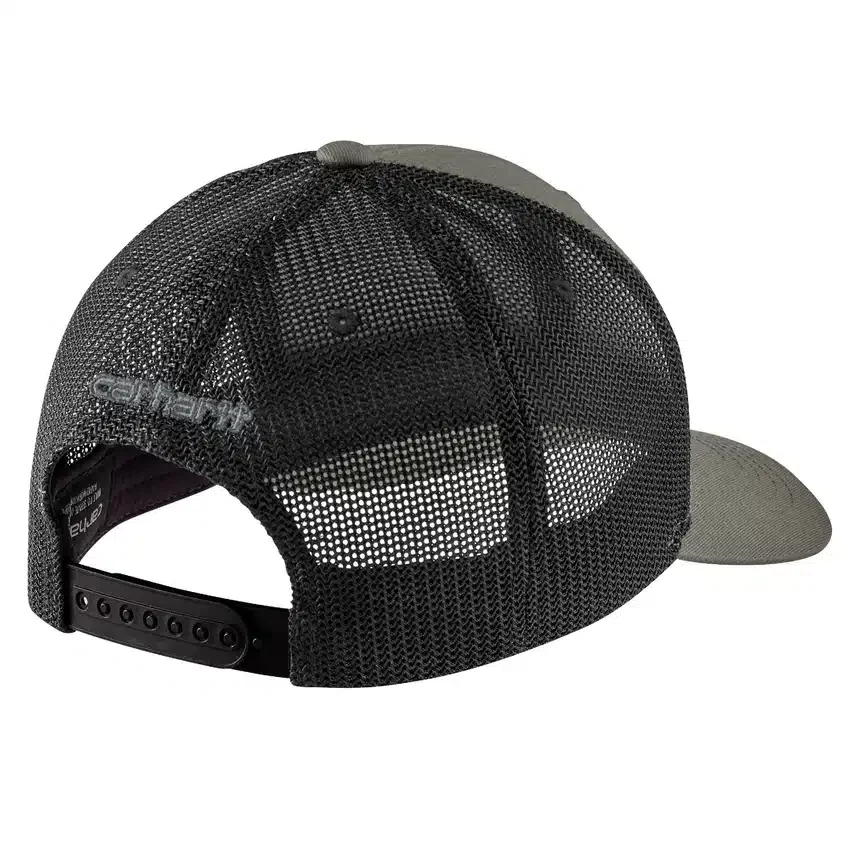 Rugged Flex™ Twill-Trucker-Cap mit Mesh-Rückseite und Logo-Aufnäher