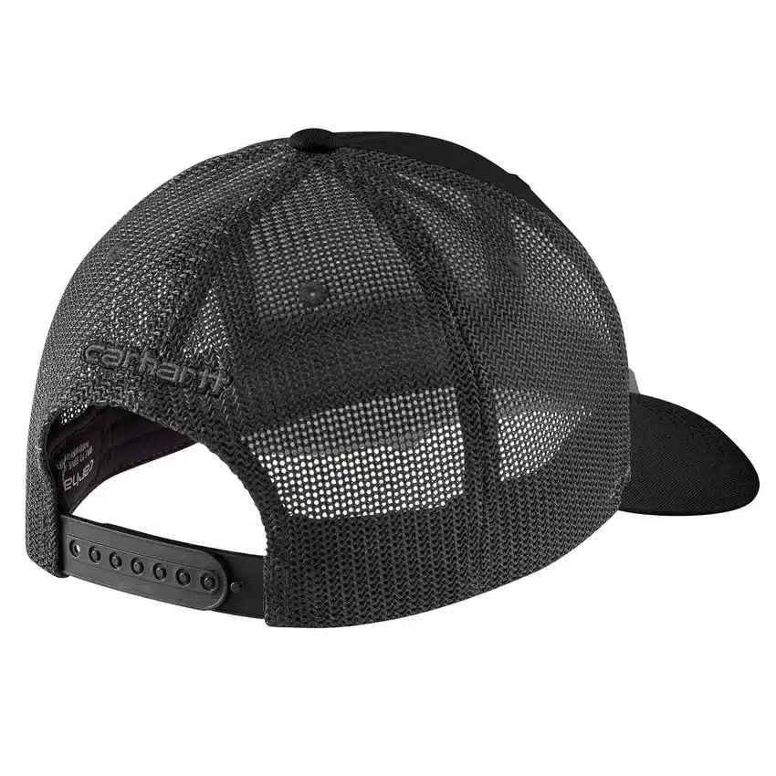 Rugged Flex™ Twill-Trucker-Cap mit Mesh-Rückseite und Logo-Aufnäher