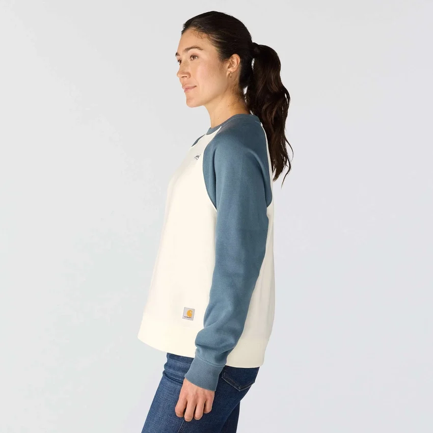 Sawyer Damen-Sweatshirt mit Rundhalsausschnitt und lockerer Passform