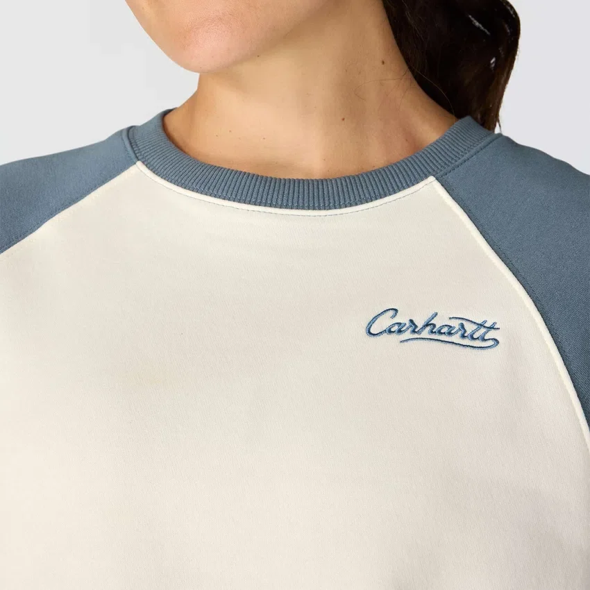 Sawyer Damen-Sweatshirt mit Rundhalsausschnitt und lockerer Passform