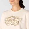 Sawyer-Sweatshirt für Damen mit Rundhalsausschnitt und Muttertags-Motiv