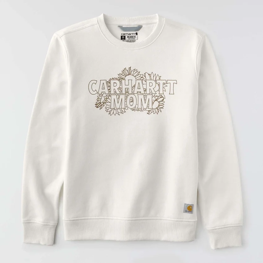 Sawyer-Sweatshirt für Damen mit Rundhalsausschnitt und Muttertags-Motiv