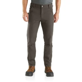 Slim Tapered Rugged Flex Duck-Arbeitshose für Herren mit doppelten Knieverstärkungen