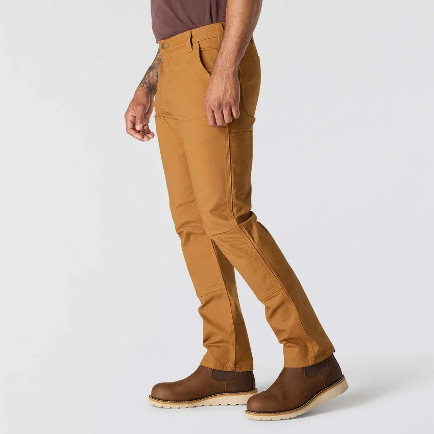 Slim Tapered Rugged Flex Duck-Arbeitshose für Herren mit doppelten Knieverstärkungen