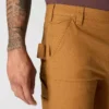 Slim Tapered Rugged Flex Duck-Arbeitshose für Herren mit doppelten Knieverstärkungen