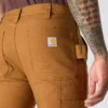 Slim Tapered Rugged Flex Duck-Arbeitshose für Herren mit doppelten Knieverstärkungen