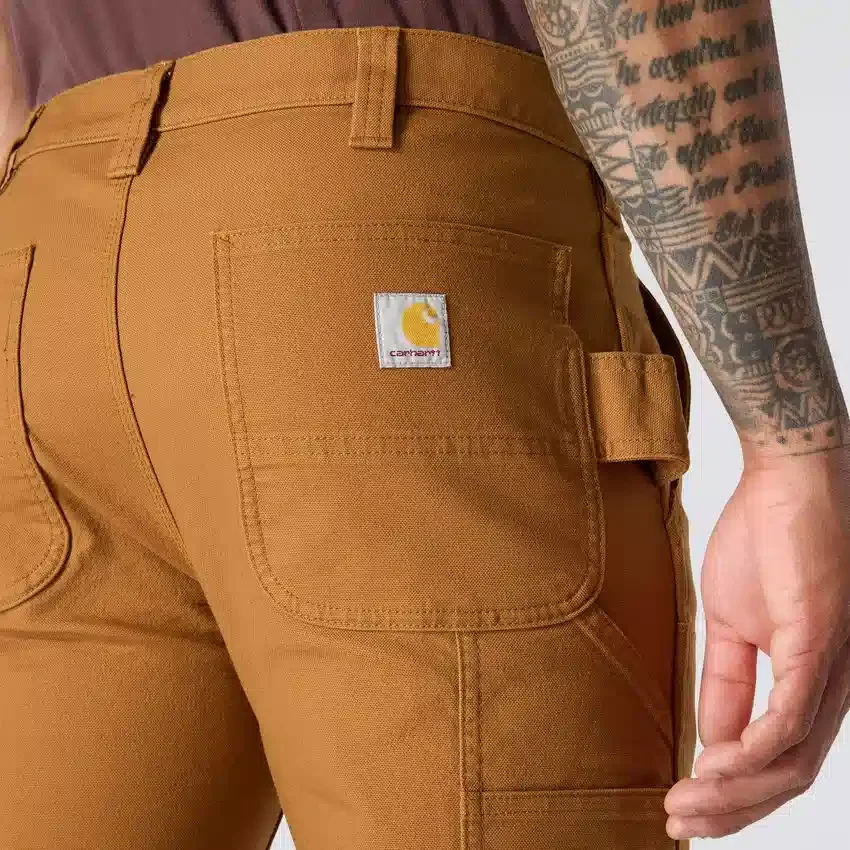 Slim Tapered Rugged Flex Duck-Arbeitshose für Herren mit doppelten Knieverstärkungen
