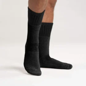 Starke Stiefelsocken aus einer Synthetik-Woll-Mischung