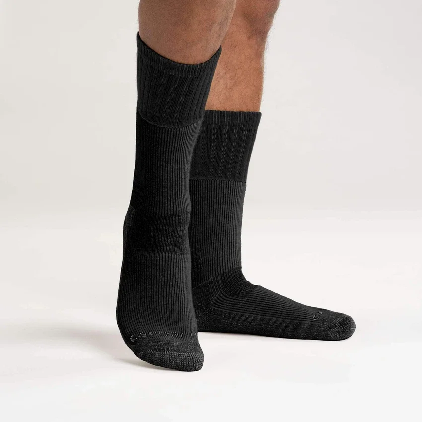 Starke Stiefelsocken aus einer Synthetik-Woll-Mischung