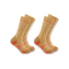 Stiefelsocken aus mittelschwerer Synthetik-Woll-Mischung, 2er-Pack