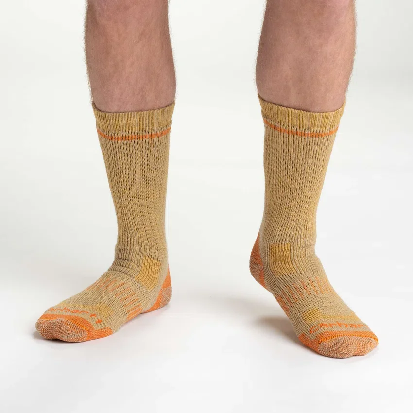 Stiefelsocken aus mittelschwerer Synthetik-Woll-Mischung, 2er-Pack
