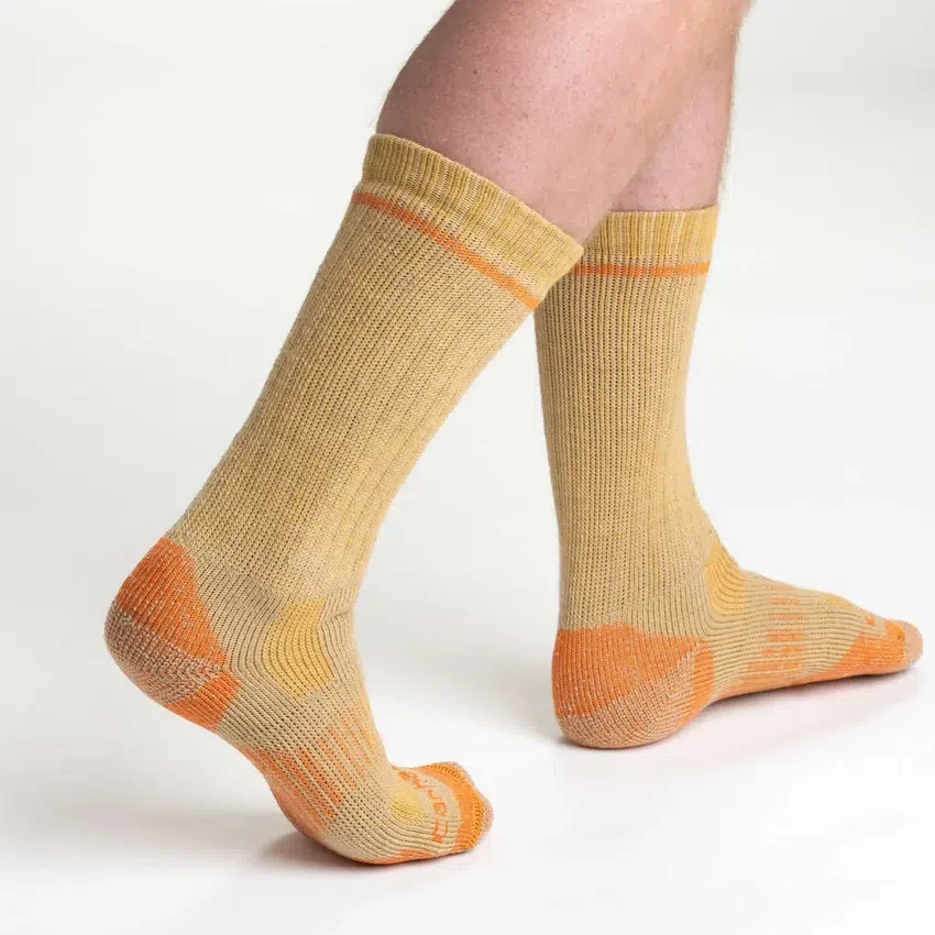 Stiefelsocken aus mittelschwerer Synthetik-Woll-Mischung, 2er-Pack