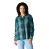 Tencel™-Faser-Serie: Locker sitzendes Twill-Karo-Hemd für Damen