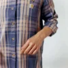 Tencel™-Faser-Serie: Locker sitzendes Twill-Karo-Hemd für Damen