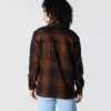 Tencel™-Faser-Serie: Locker sitzendes Twill-Karo-Hemd für Damen