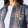 Tencel™-Faser-Serie: Locker sitzendes Twill-Karo-Hemd für Damen