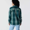 Tencel™-Faser-Serie: Locker sitzendes Twill-Karo-Hemd für Damen