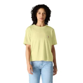 Tencel-Hemd für Damen, locker sitzend, leicht, mit Rundhalsausschnitt und Tasche