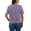 Tencel-Hemd für Damen, locker sitzend, leicht, mit Rundhalsausschnitt und Tasche