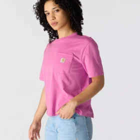 Tencel-Hemd für Damen, locker sitzend, leicht, mit Rundhalsausschnitt und Tasche