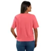 Tencel-Hemd für Damen, locker sitzend, leicht, mit Rundhalsausschnitt und Tasche