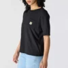 Tencel-Hemd für Damen, locker sitzend, leicht, mit Rundhalsausschnitt und Tasche
