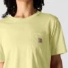 Tencel-Hemd für Damen, locker sitzend, leicht, mit Rundhalsausschnitt und Tasche